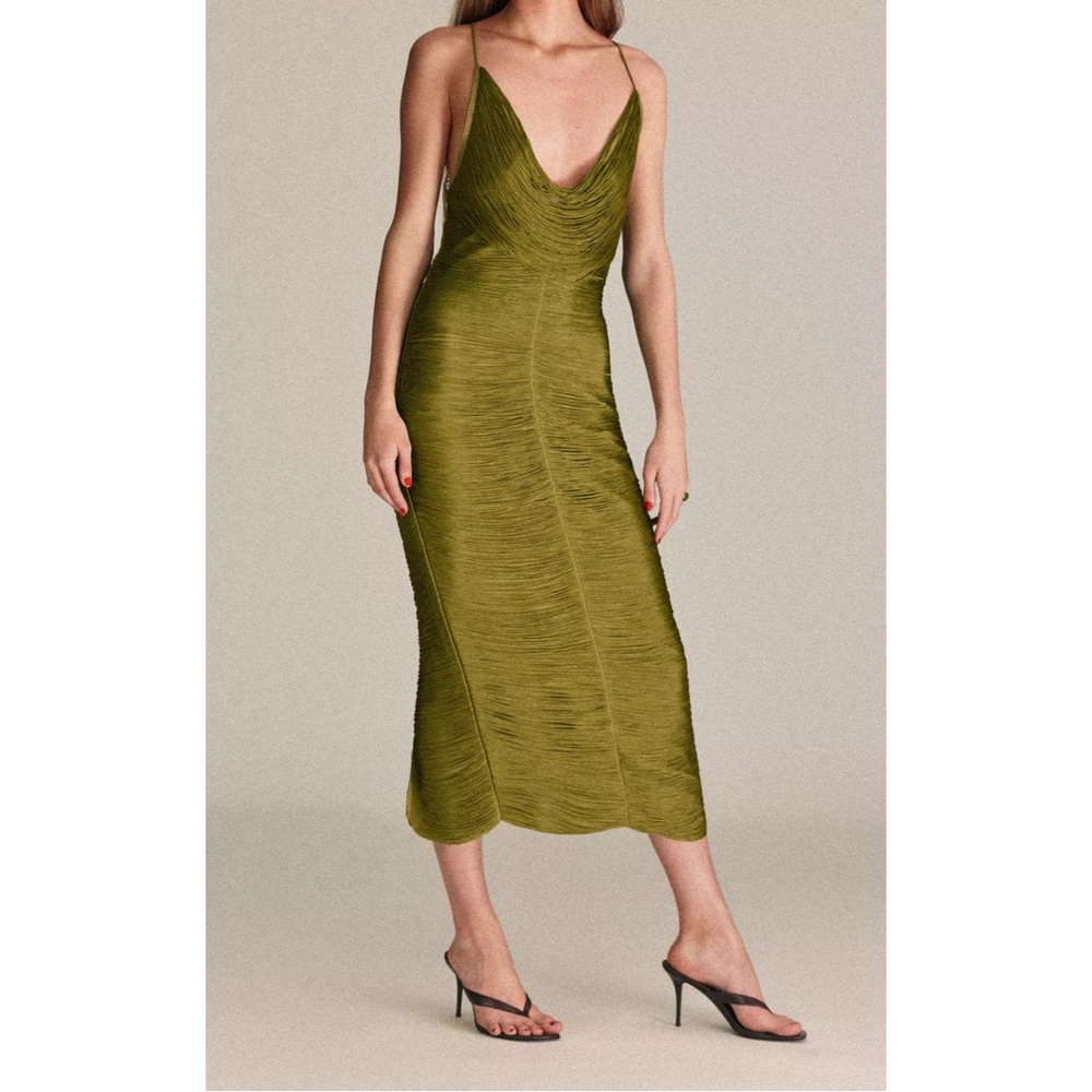 MANGO ~LONG FRINGED DRESS (NWT)